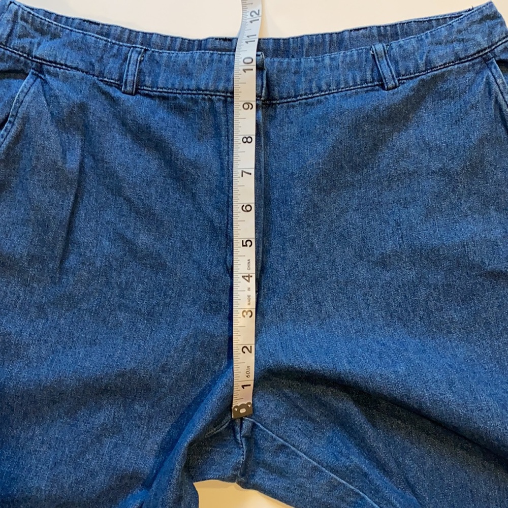 Kim Rogers SZ 10 Capri Denim Blue Jeans D20 - Picture 9 of 11